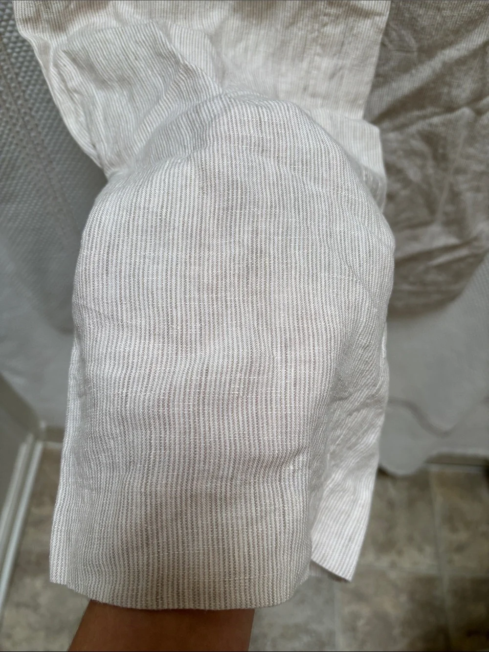 Banana Republic Heritage Collection Light Tan Linen-Blend Chinos